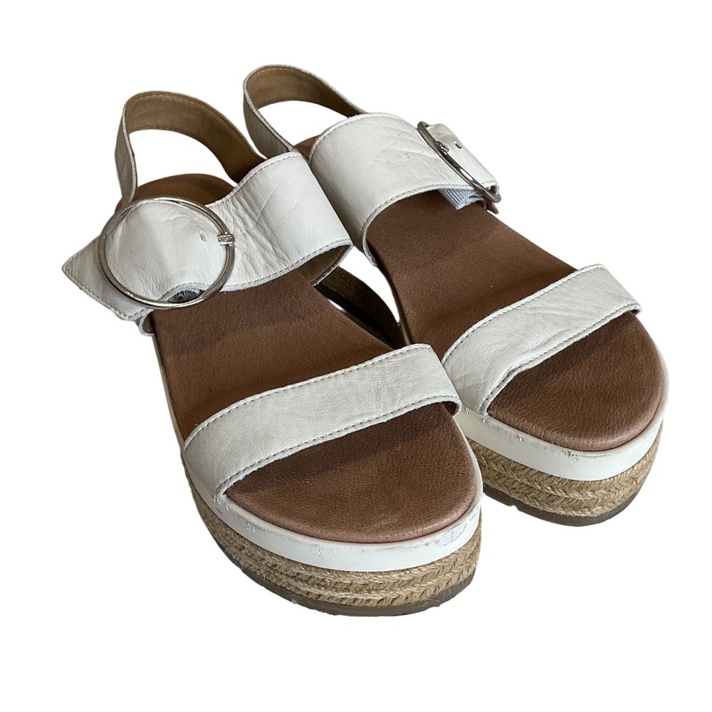 Ugg April Platform Espadrilles Sandals Chunky Casual Coastal Vacation Beachy 7.5